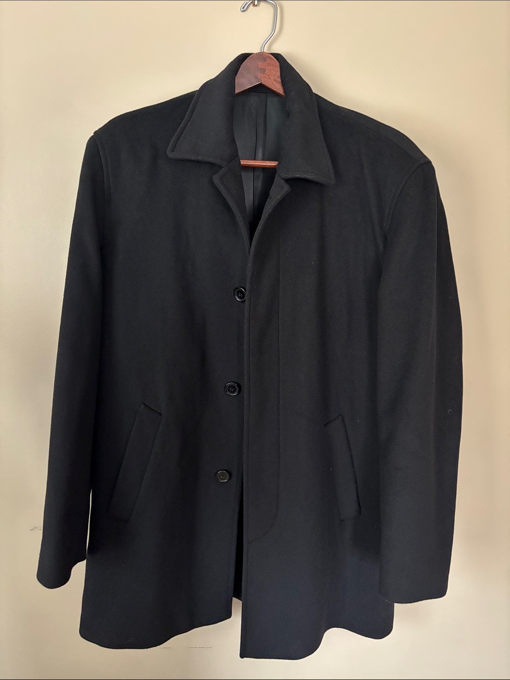 Saks Branded Schneider’s Salzburg “Donato” Wool/Cashmere Blend Coat